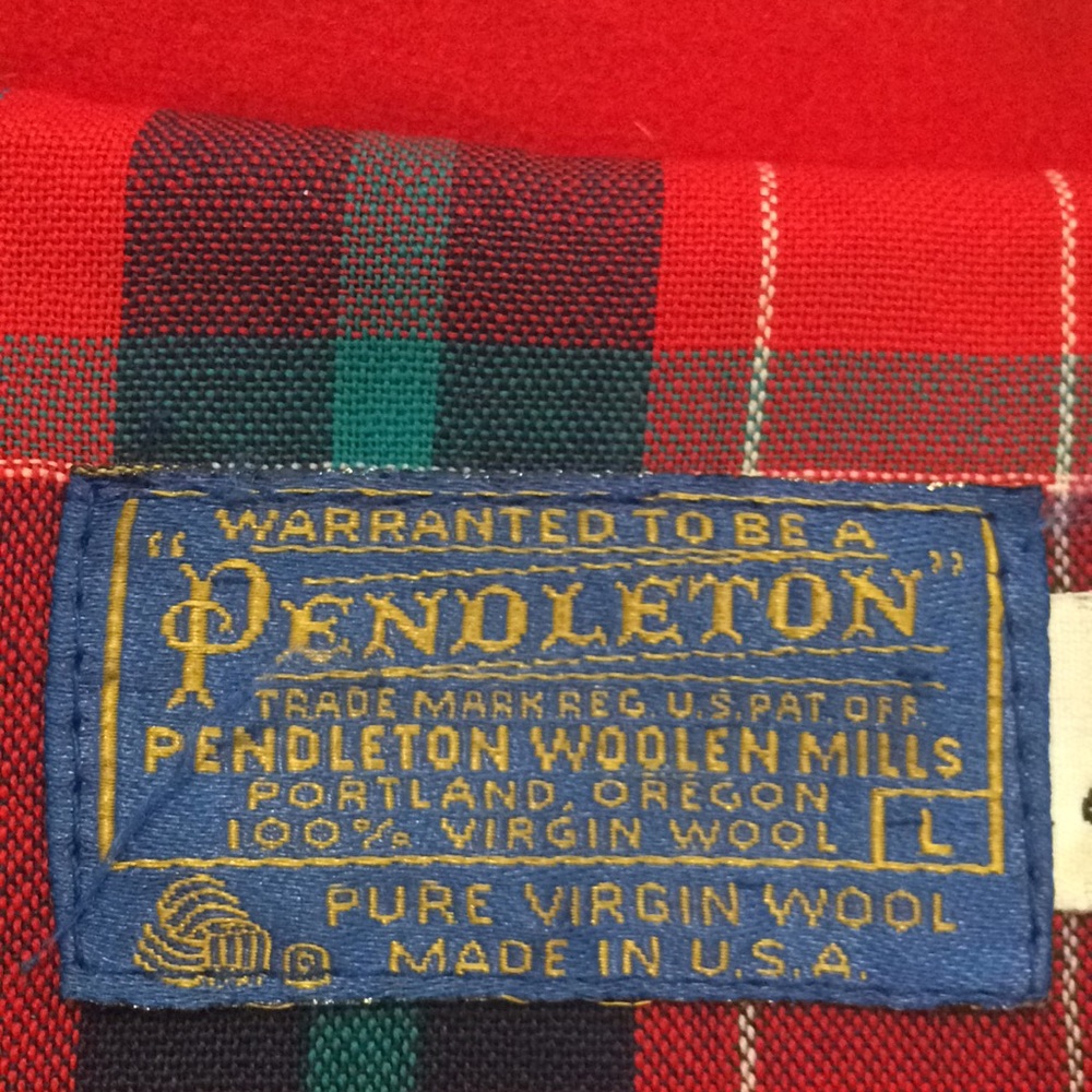 Pendleton Wool Bomber Vintage Amazing Condition - image 8